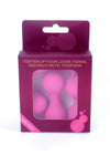 Set 3 bile vaginale KULKI pentru exercitii Kegel, silicon premium, roz SOLLUXE® Every box holds joy-unbox it!