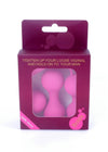 Set 3 bile vaginale KULKI pentru exercitii Kegel, silicon premium, roz