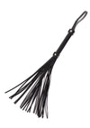 Bici pentru jocuri erotice si bondage Large Whip 47 cm, design premium si elegant, negru