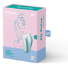 Stimulator clitoris Satisfyer Love Breeze cu suctiune si 11 moduri de vibratii, incarcare USB, silentios, silicon premium, bleu ErosVita