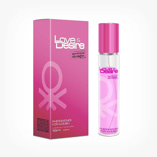 Parfum natural cu feromoni Love & Desire, pentru femei, 15 ml