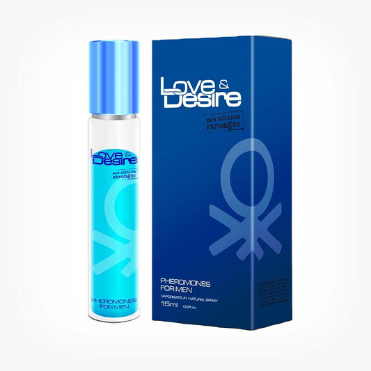 Parfum natural cu feromoni Love & Desire, pentru barbati, 15 ml
