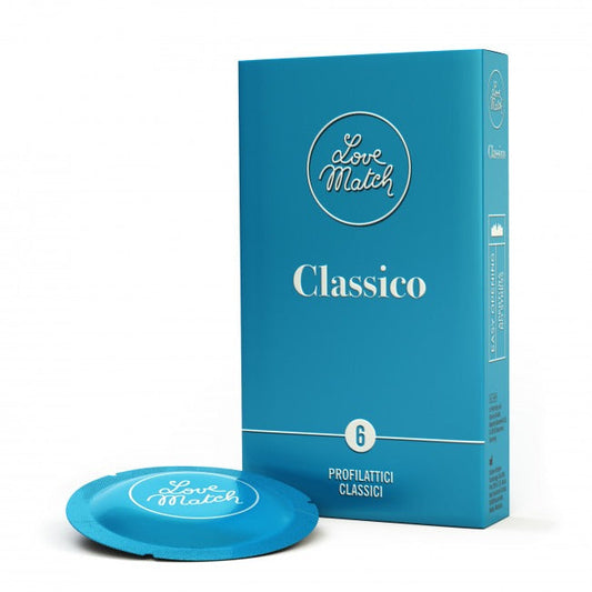 Prezervative profesionale Love Match Classico, senzatie naturala si confort, 6 buc