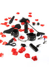 Lovetoy Starter Kit – Set BDSM de initiere, 8 piese bondage negru