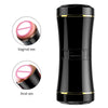 Masturbator FOX ultrarealist, cu capat dublu si material CyberSkin, negru