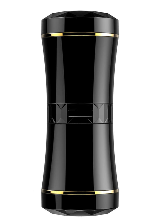 Masturbator FOX ultrarealist, cu capat dublu si material CyberSkin, negru