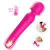 Vibrator Wand Mission cu 9 moduri de vibratii, functie de incalzire si incarcare USB, silentios, roz