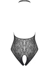 Body Obsessive B113 - lenjerie erotică din dantela fină cu decupaje sexy S-L (one size), negru SOLLUXE Every box holds joy - unbox it!