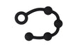 Bile anale Storm din silicon, marime L -  lungime 49 cm, diamtru 4.9 cm, negru ErosVita