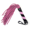 Bici din piele pentru jocuri erotice si bondage Line Whip, design premium si elegant, roz