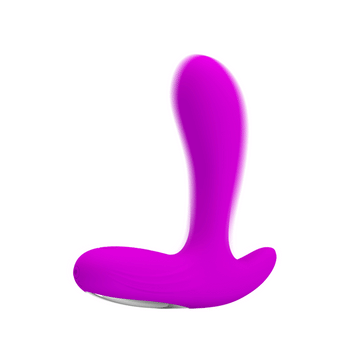 Vibrator pentru prostata, perineu sau punctul G si clitoris Backie cu 30 moduri de vibratii, incarcare USB, silicon premium Erosvita