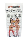 Strap on realist ATENA LOVECLONEX 16.5 cm din silicon cu centura reglabila, bej ErosVita