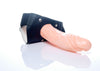 Strap-on Damian cu dildo flexibil, fixare confortabila si aspect realist 16 cm, bej ErosVita