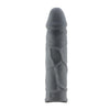 Prelungitor realist din silicon Pretty Love pentru barbati - manson penis cu efect de marire, negru