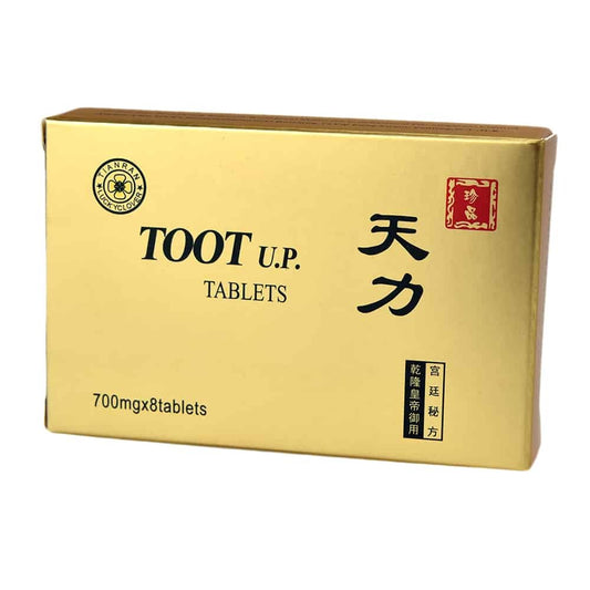 Toot UP - Supliment natural pentru potență şi întârzierea ejacularii, 8 tablete SOLLUXE Every box holds joy - unbox it!