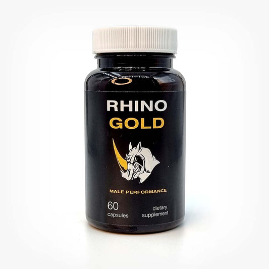 Capsule RHINO GOLD XXL pentru marire zona intima barbati, 60 capsule