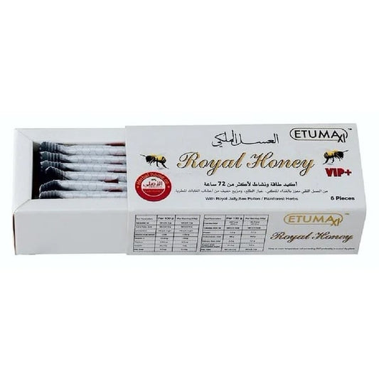 Royal Honey Miere Afrodisiac Naturala - Supliment Potenta Barbati si Femei, Erectie si Libido, 6 Plicuri x 10g