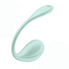 Ou vibrator Satisfyer Smooth Petal cu 12 moduri de vibratii, control prin aplicatie si telecomanda wireless, incarcare magnetica USB, silentios, silicon premium, verde