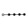Bile anale Storm din silicon, marime M -  lungime 38.5 cm, diametru 4 cm, negru