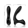 Vibrator pentru prostata si perineu STORM cu 9 moduri de vibratii, incarcare magnetica, silicon premium, negru