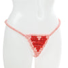 Lenjerie comestibilă erotică – Chiloți sexy pentru ea, inima