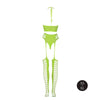 Set cu bustiera, chilot, portjartier și dres - compleu elegant XS-XL (one size), verde neon