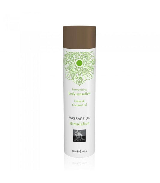 Ulei pentru masaj SHIATSU Stimulation cu aroma de lotus si cocos, 100 ml