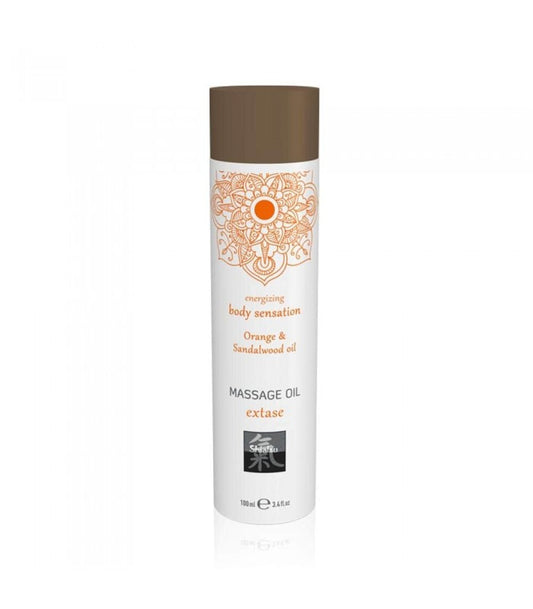 Ulei pentru masaj SHIATSU Extase cu aroma de portocala si lemn de santal, 100 ml