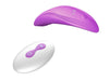 Stimulator clitoris cu 10 moduri de vibratii, ultrasubtire si portabil, telecomanda wirelss, incarcare USB, mov ErosVita