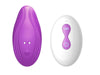 Stimulator clitoris cu 10 moduri de vibratii, ultrasubtire si portabil, telecomanda wirelss, incarcare USB, mov ErosVita