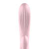 Vibrator Rabbit G-spot cu 10 moduri de vibratii, functie de incalzire si incarcare USB, flexibil, silentios, silicon premium, roz