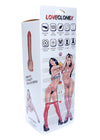 Vibrator realistic ZEUS LOVECLONEX 22.5 cm, 7 moduri de vibratii, telecomanda