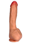 Vibrator realistic ZEUS LOVECLONEX 22.5 cm, 7 moduri de vibratii, telecomanda
