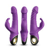 Vibrator Rabbit ZING cu 9 moduri de vibratii si incarcare magnetica, silentios, silicon premium, mov